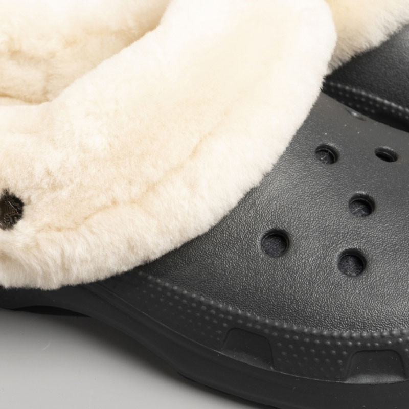 shearling lined crocs