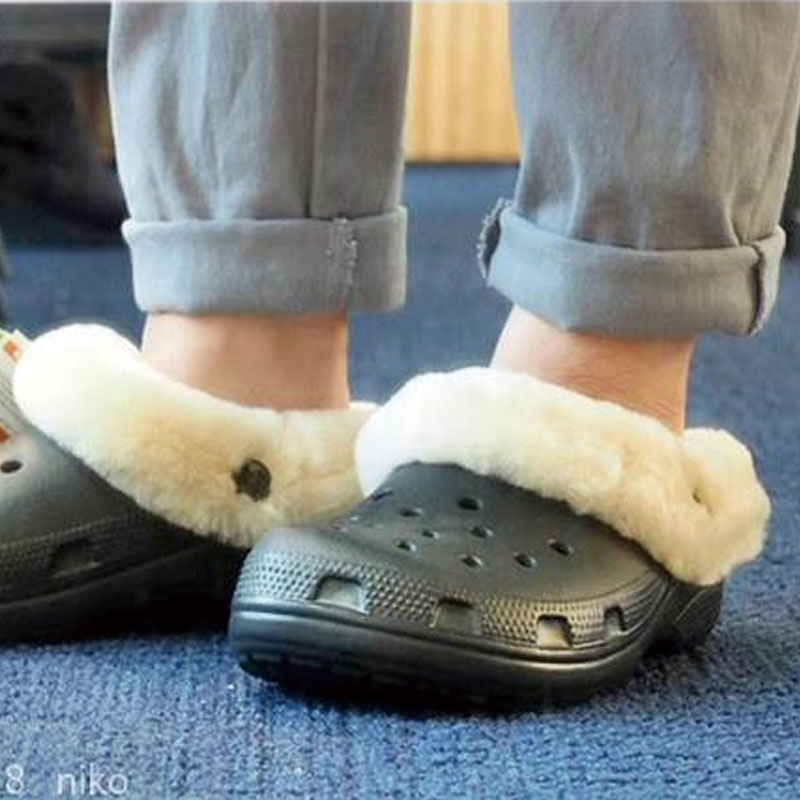 classic mammoth luxe shearling lined clog